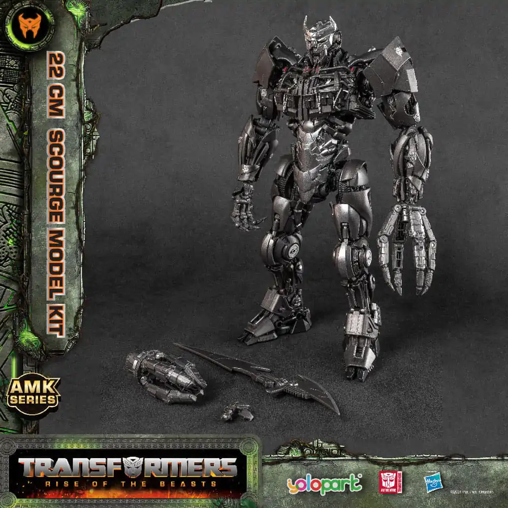 Transformers: Rise of the Beasts AMK Series plastični model komplet Scourge 22 cm fotografija proizvoda