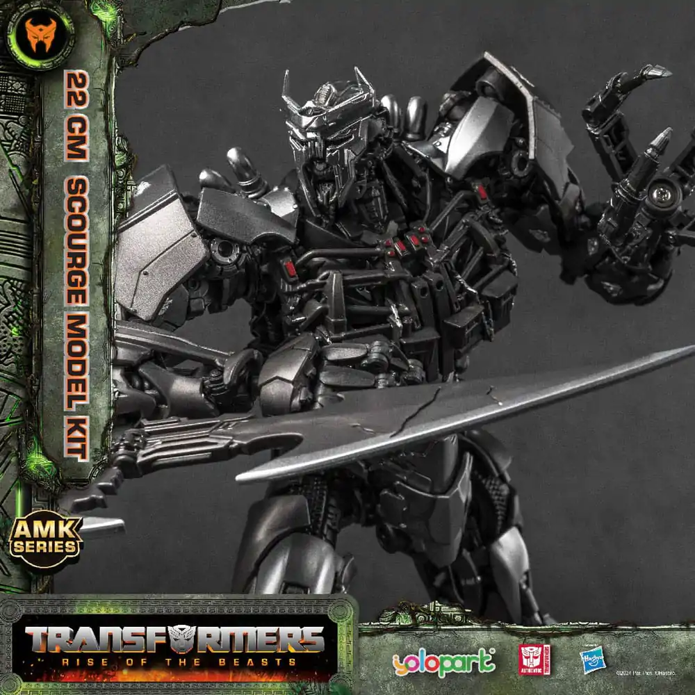 Transformers: Rise of the Beasts AMK Series plastični model komplet Scourge 22 cm fotografija proizvoda