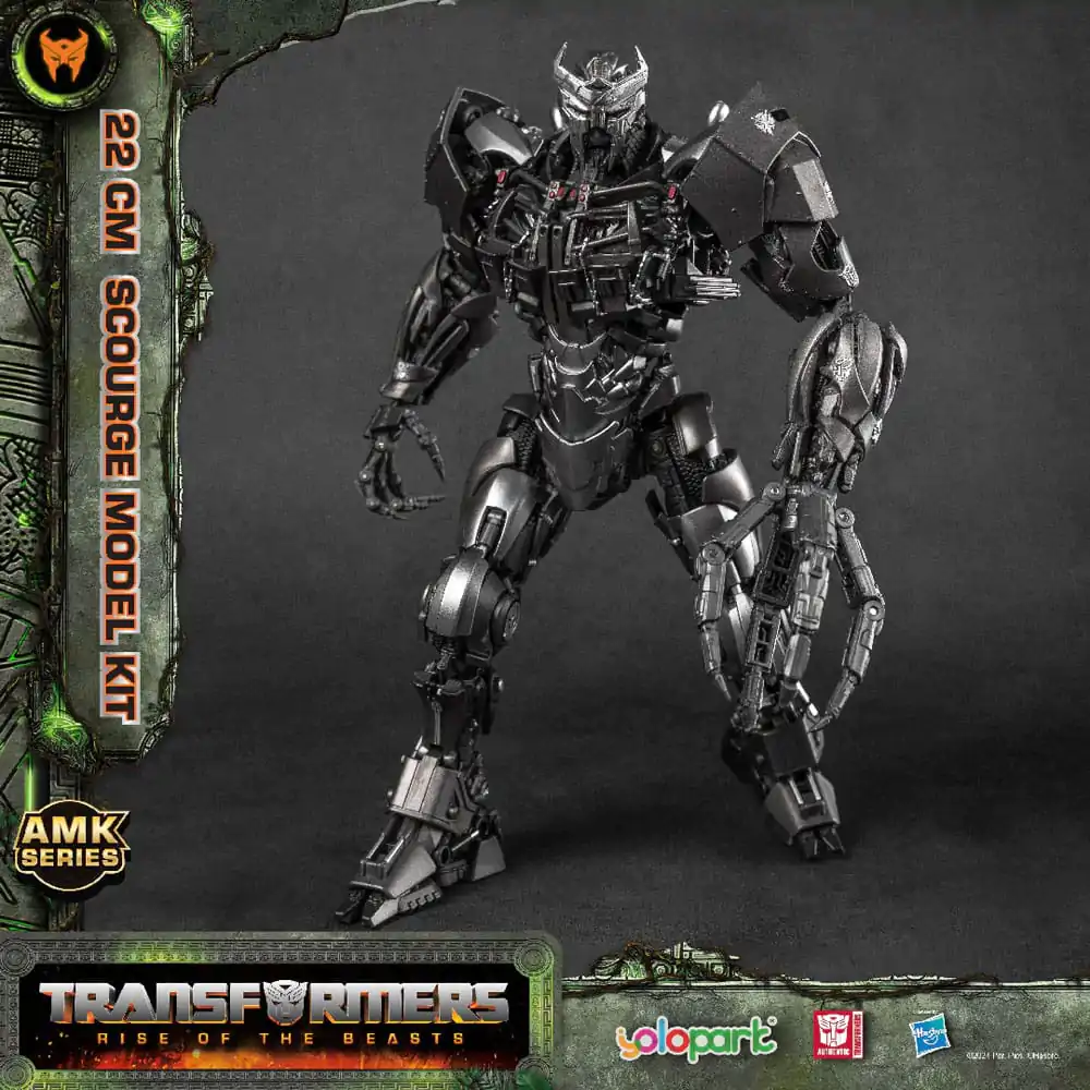 Transformers: Rise of the Beasts AMK Series plastični model komplet Scourge 22 cm fotografija proizvoda