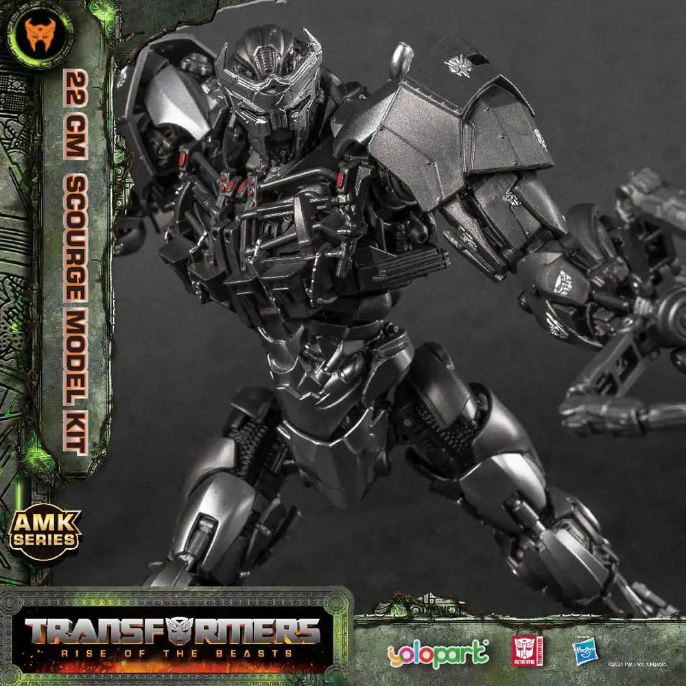 Transformers: Rise of the Beasts AMK Series plastični model komplet Scourge 22 cm fotografija proizvoda