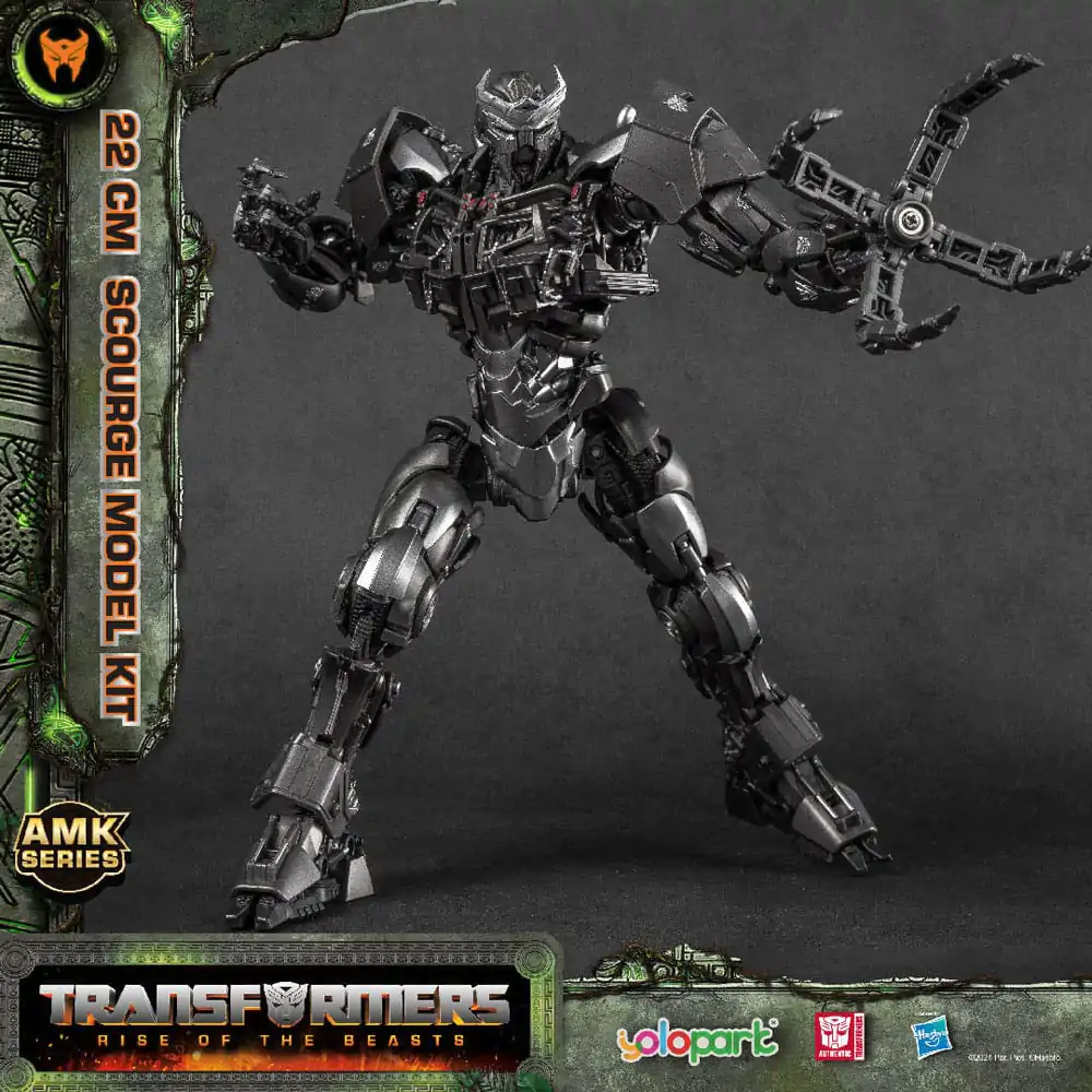 Transformers: Rise of the Beasts AMK Series plastični model komplet Scourge 22 cm fotografija proizvoda