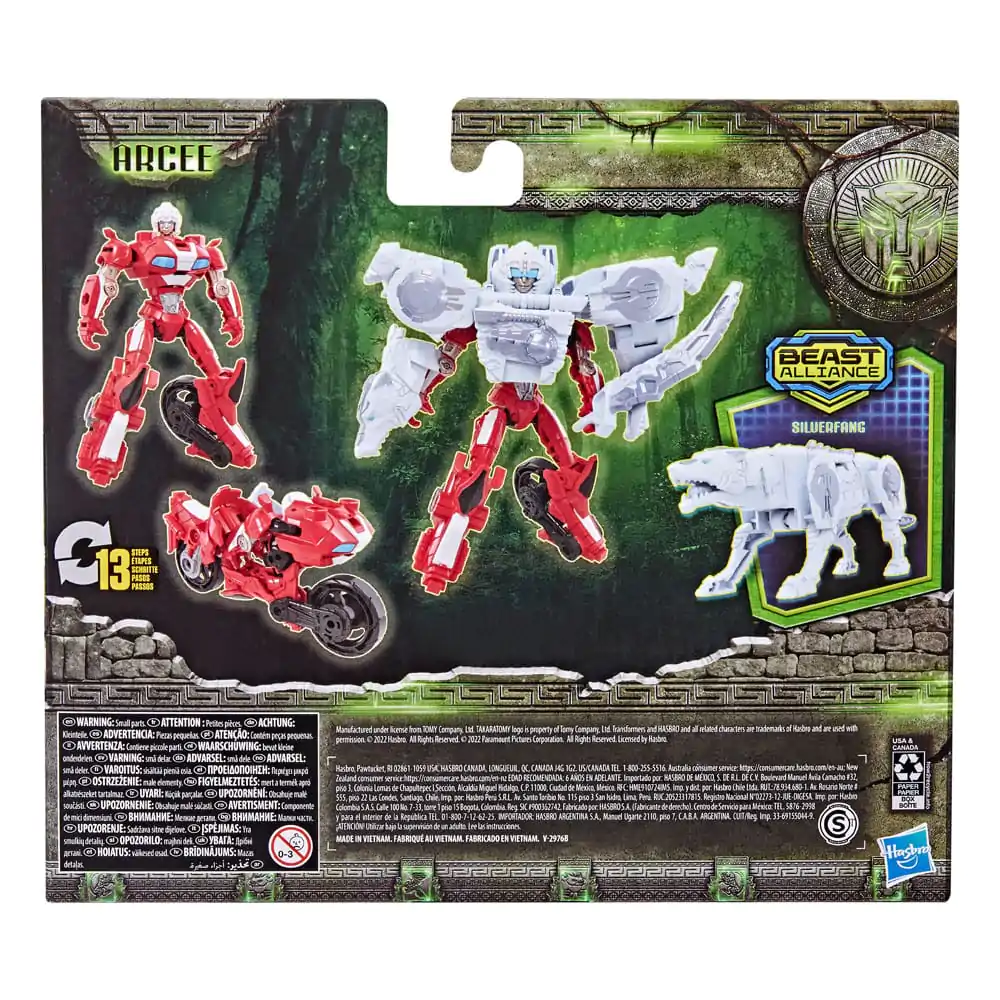 Transformers: Rise of the Beasts Beast Alliance Kombinirana akcijska figura 2-Pack Arcee & Silverfang 13 cm fotografija proizvoda