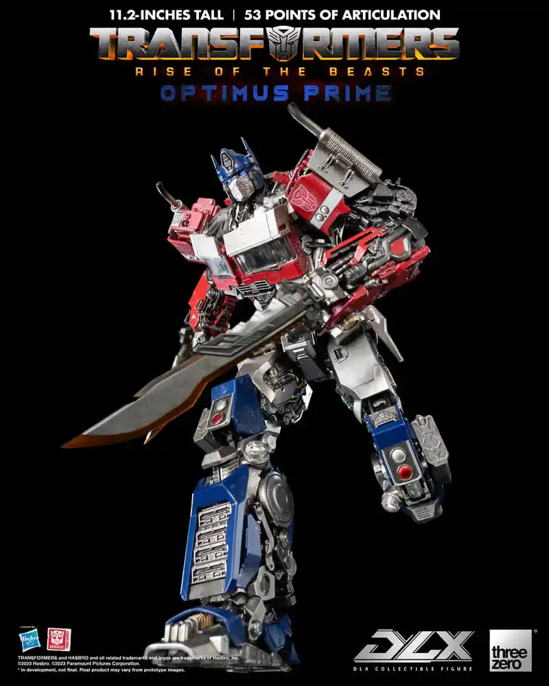 Transformers: Rise of the Beasts DLX akcijska figura 1/6 Optimus Prime 28 cm fotografija proizvoda
