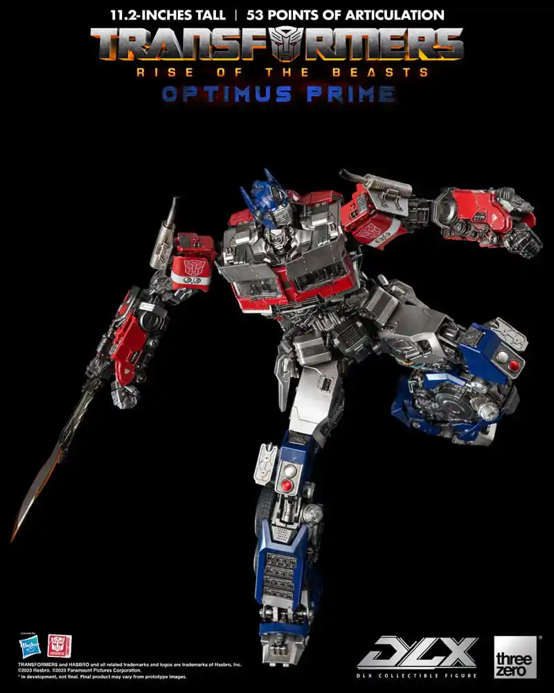 Transformers: Rise of the Beasts DLX akcijska figura 1/6 Optimus Prime 28 cm fotografija proizvoda