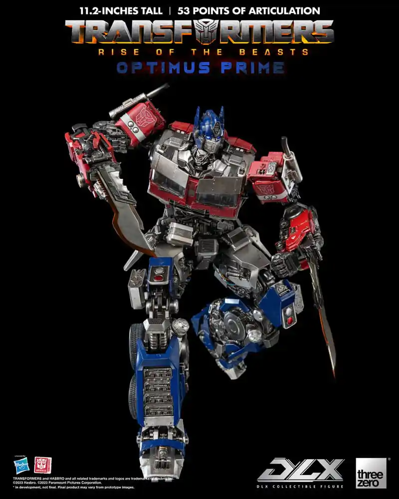 Transformers: Rise of the Beasts DLX akcijska figura 1/6 Optimus Prime 28 cm fotografija proizvoda