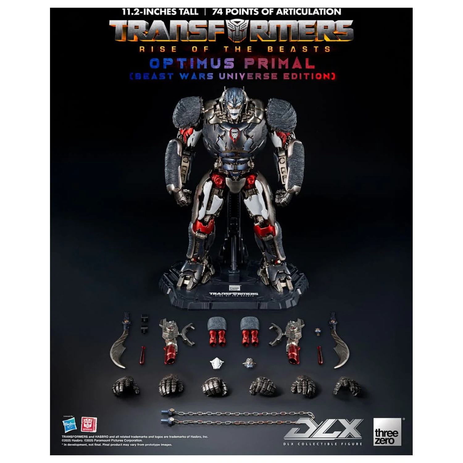 Transformers: Rise of the Beasts DLX Akcijska figura Optimus Primal (Beast Wars Universe Edition) 29 cm fotografija proizvoda