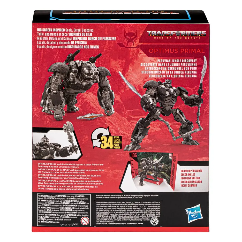 Transformers: Rise of the Beasts Generations Studio Series Leader Class akcijska figura 106 Optimus Primal 22 cm fotografija proizvoda