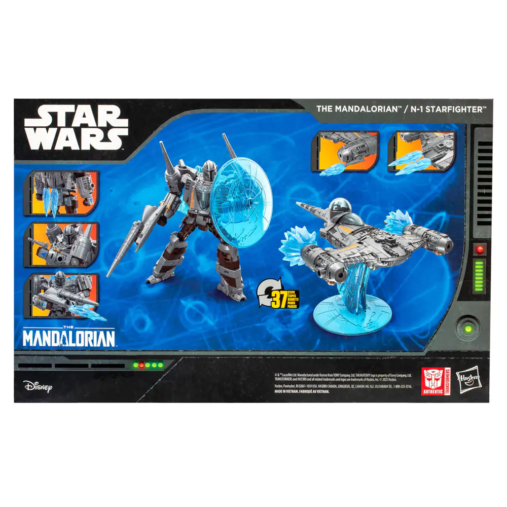 Transformers Star Wars The Mandalorian N-1 Starfighter figura 19 cm fotografija proizvoda