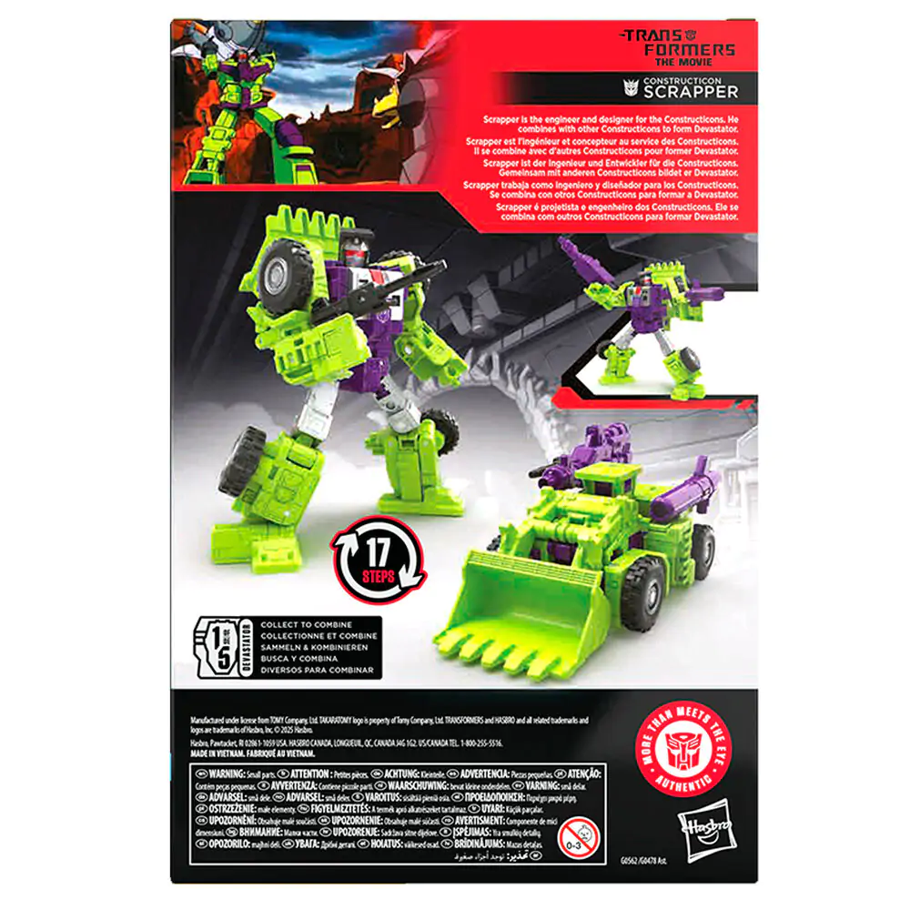 Transformers Studio Series Constructicon Scrapper figura 16,5 cm fotografija proizvoda