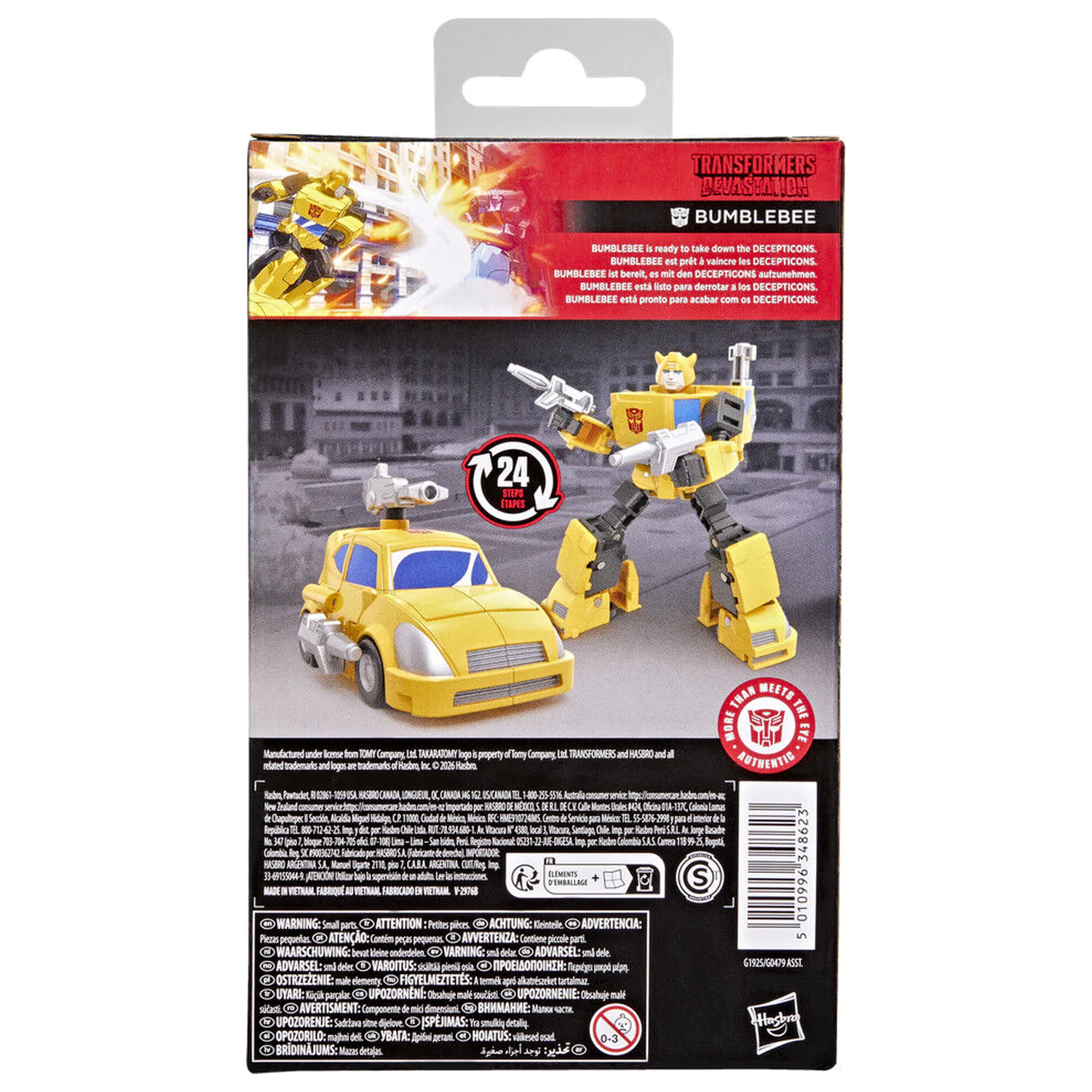 Transformers Studio Series - Transformers Devastation Deluxe Class Bumblebee figura 10,5 cm fotografija proizvoda