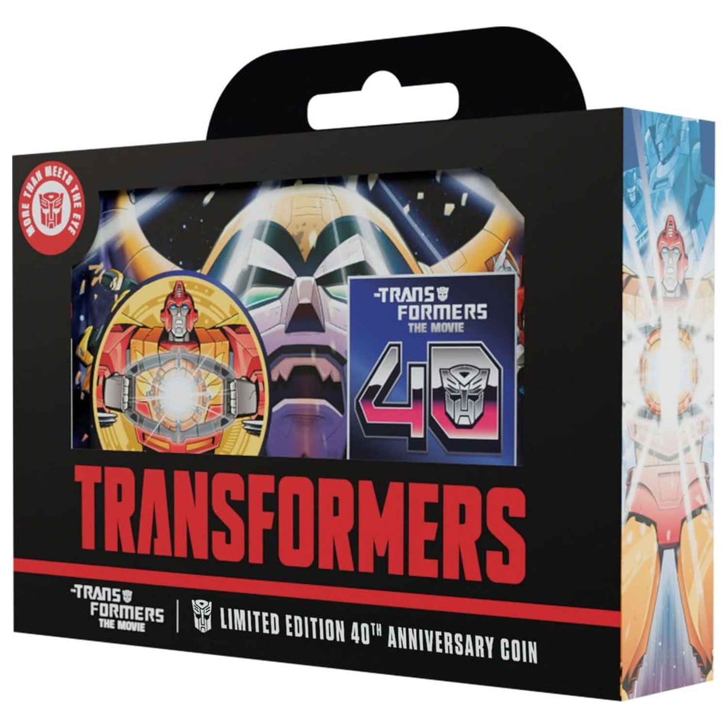 Transformers Collectable Coin The Movie 40th Anniversary Limited Edition 24-karatna pozlaćena fotografija proizvoda