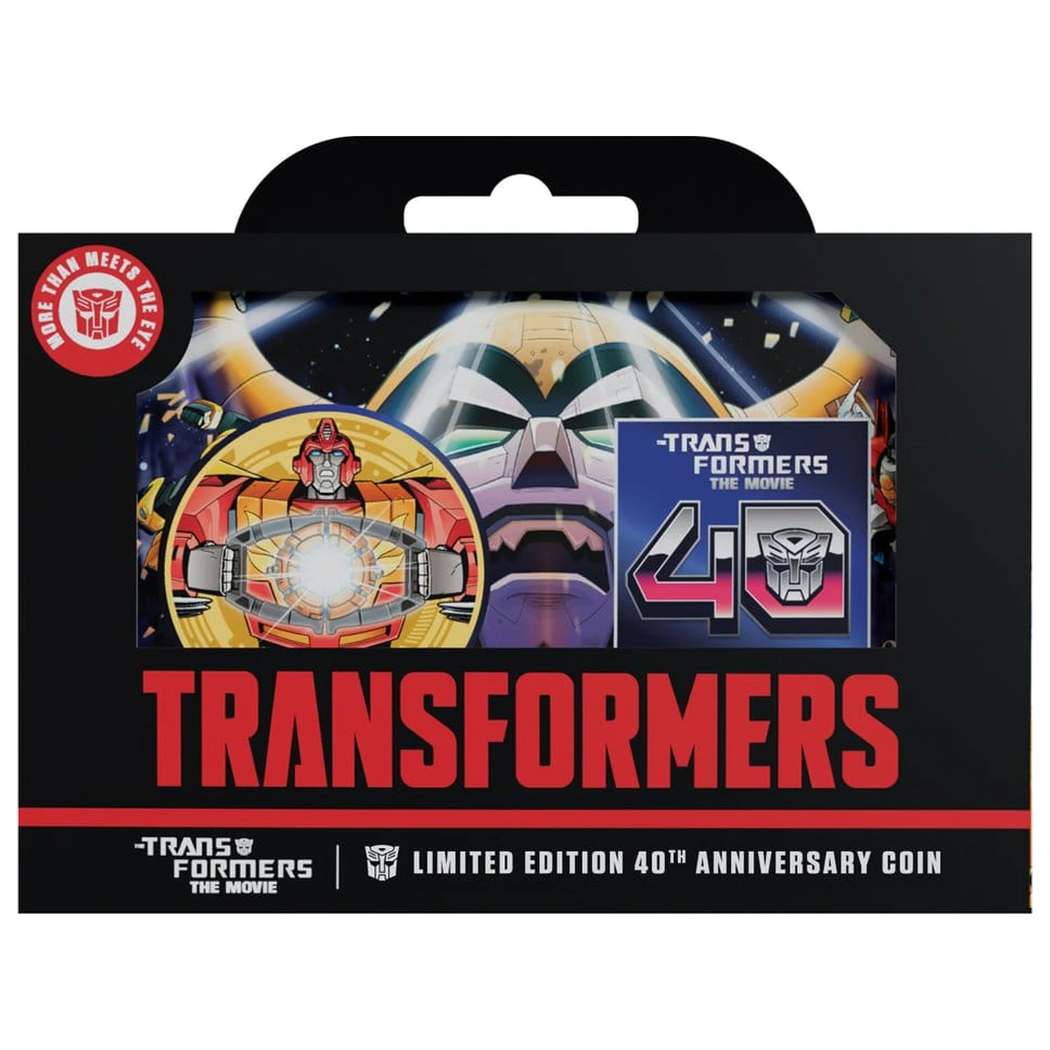 Transformers Collectable Coin The Movie 40th Anniversary Limited Edition 24-karatna pozlaćena fotografija proizvoda