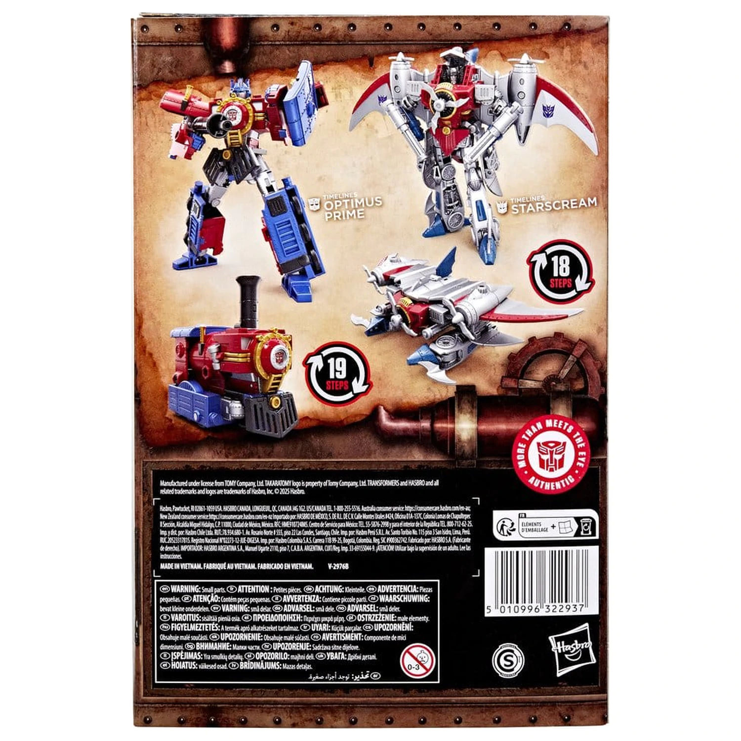 Transformers Timelines Hearts of Steel Comic Edition Akcijske figure Optimus Prime & Starscream 14 cm fotografija proizvoda