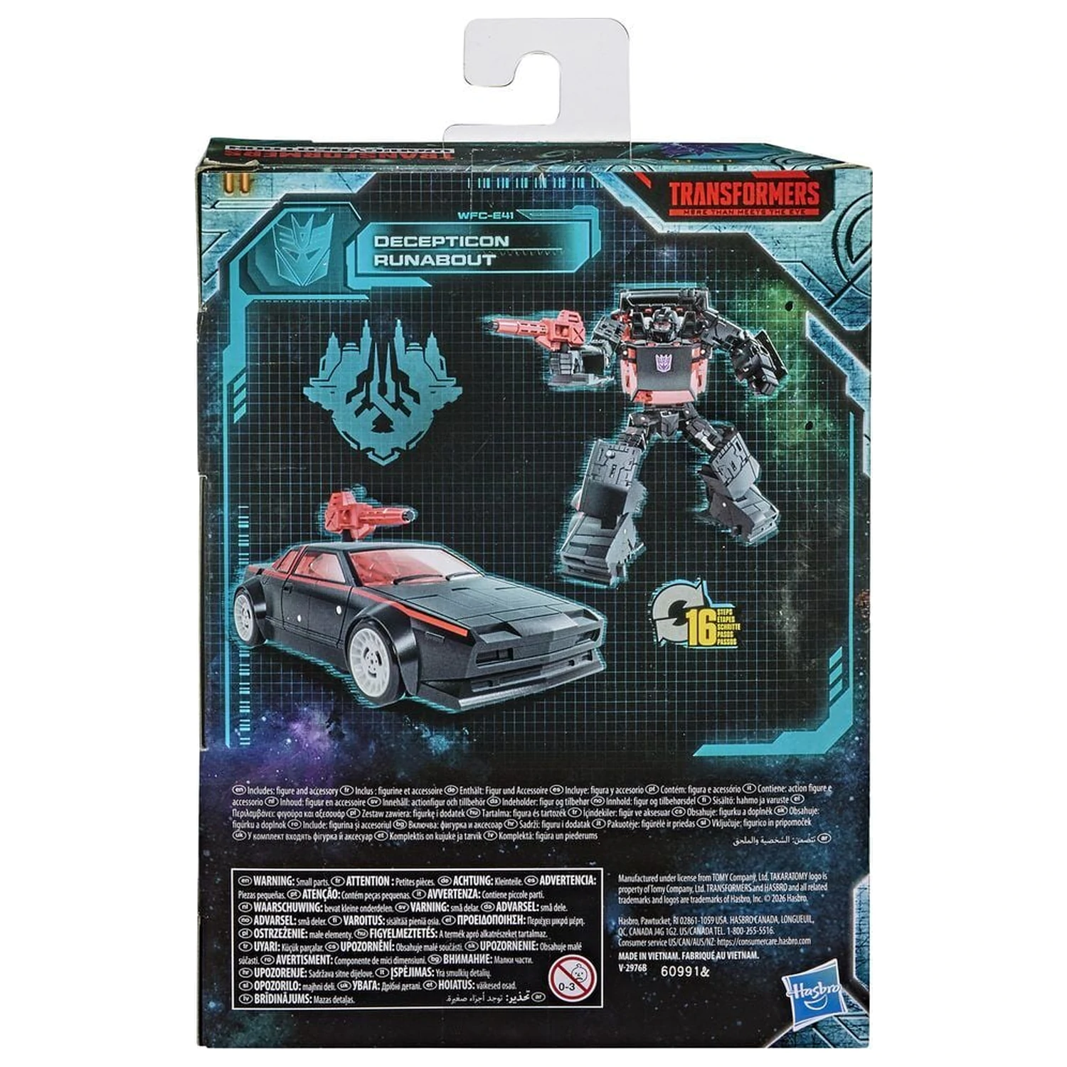Transformers - Transformers Earthrise War For Cybertron Trilogy Decepticon Ronabout figura 14 cm fotografija proizvoda
