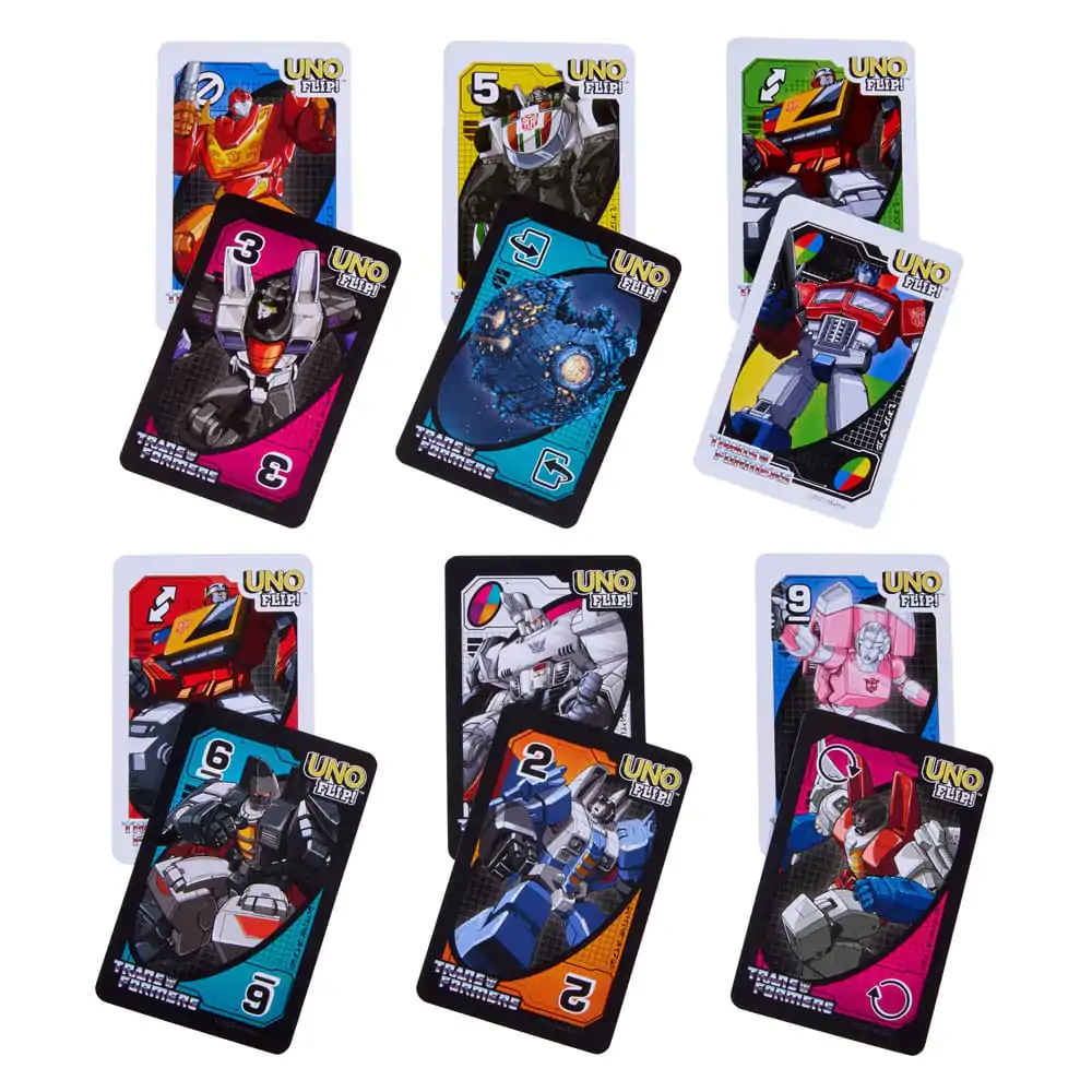 Transformers UNO Flip! Igra s kartama fotografija proizvoda