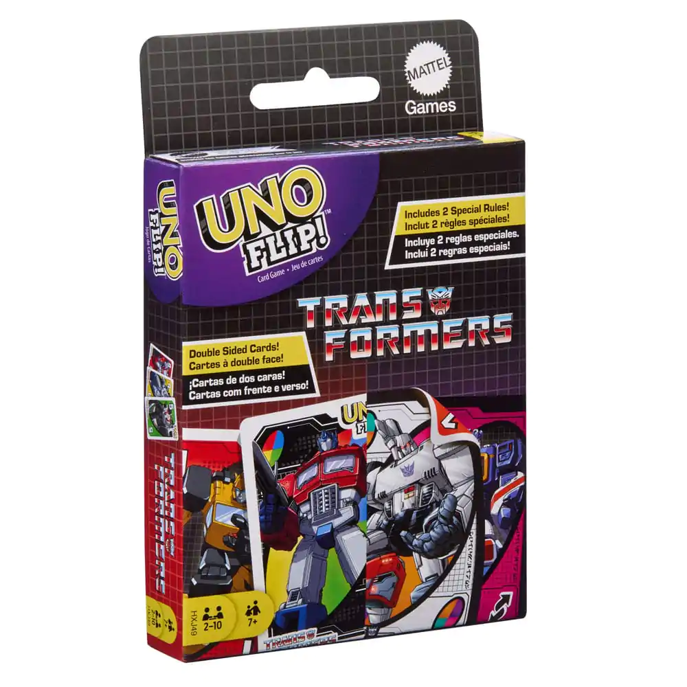 Transformers UNO Flip! Igra s kartama fotografija proizvoda