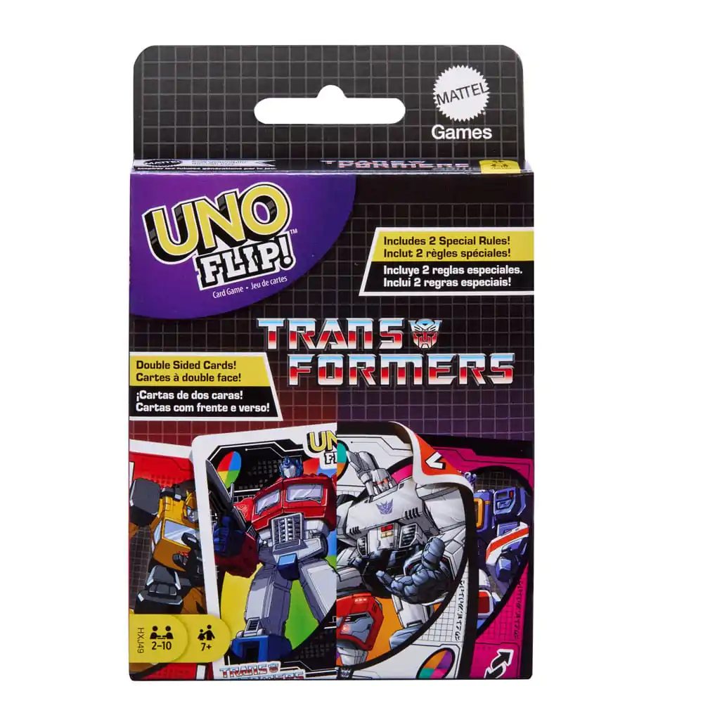 Transformers UNO Flip! Igra s kartama fotografija proizvoda