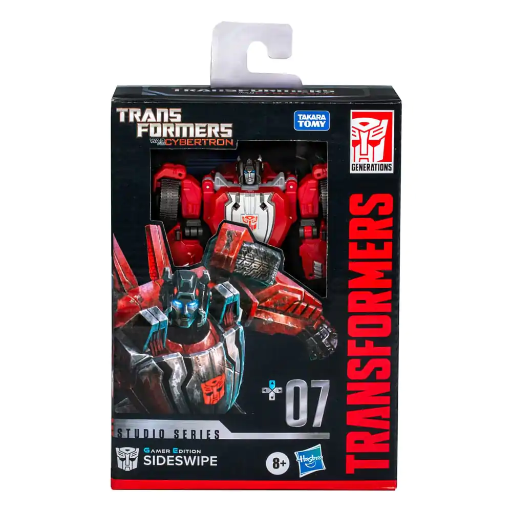 Transformers: War for Cybertron Studio Series Deluxe klasa Akcijska figura Gamer Edition Sideswipe 11 cm fotografija proizvoda