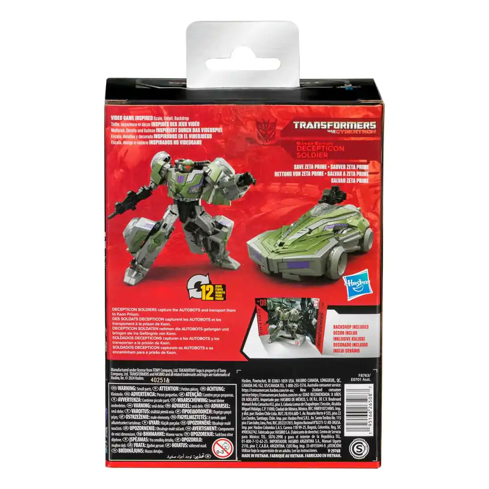 Transformers: War for Cybertron Studio Series Deluxe Class akcijska figura Gamer Edition Sideswipe 11 cm fotografija proizvoda