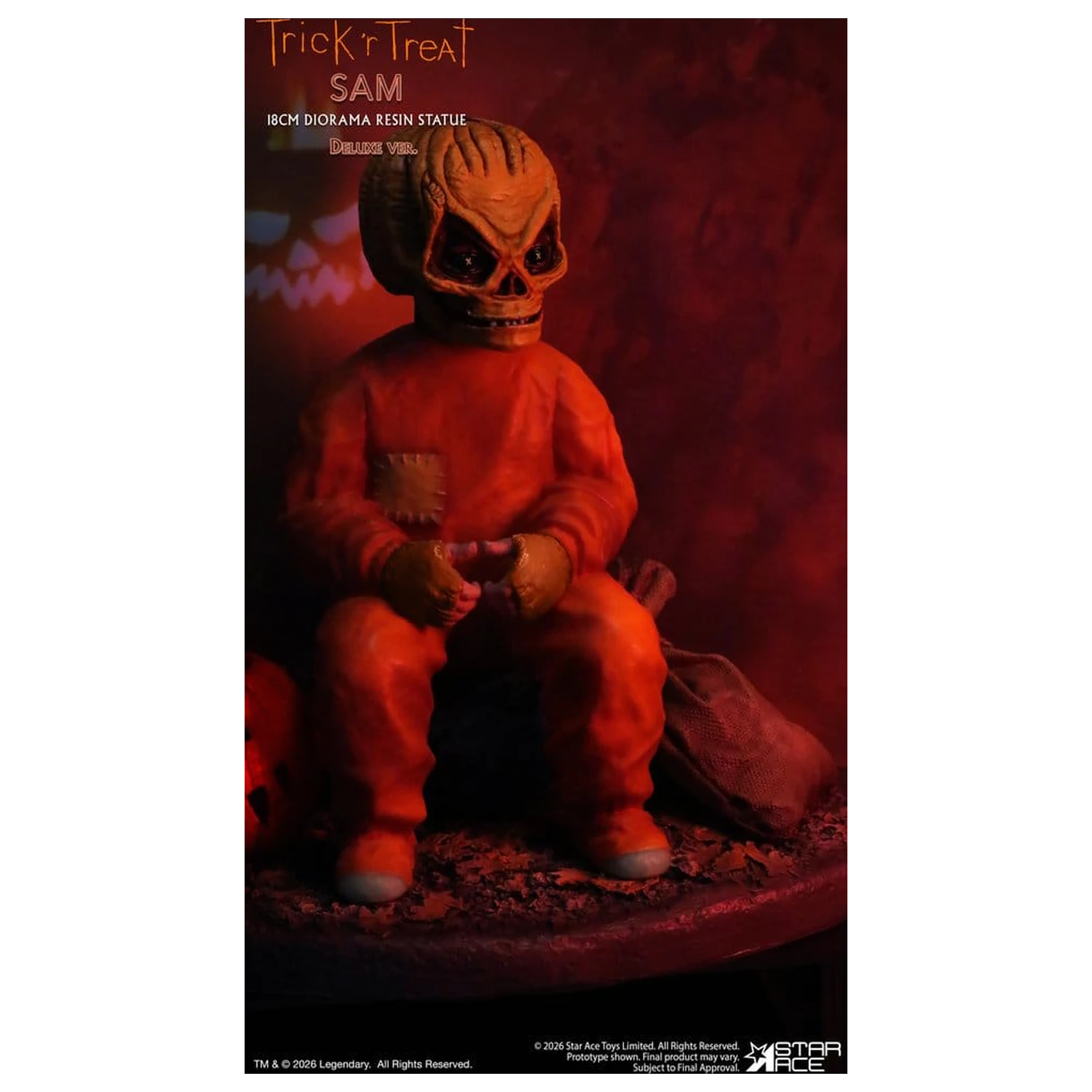 Trick R Treat Diorama kip od smole Sam DX 18 cm fotografija proizvoda