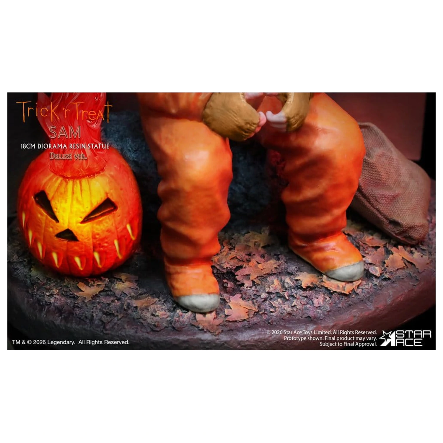 Trick R Treat Diorama kip od smole Sam DX 18 cm fotografija proizvoda