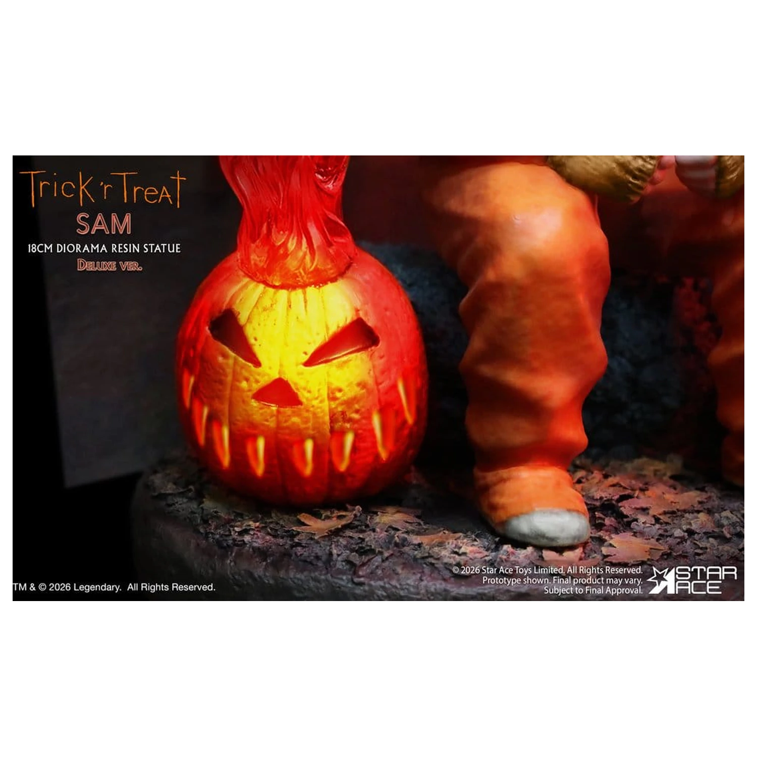 Trick R Treat Diorama kip od smole Sam DX 18 cm fotografija proizvoda