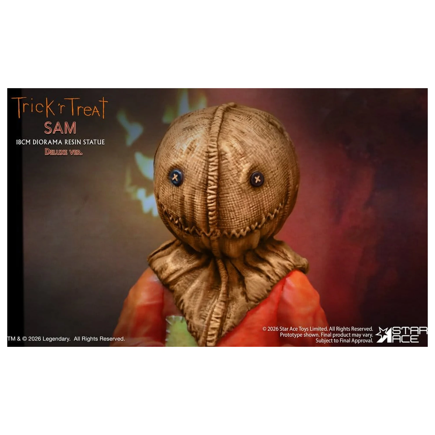 Trick R Treat Diorama kip od smole Sam DX 18 cm fotografija proizvoda