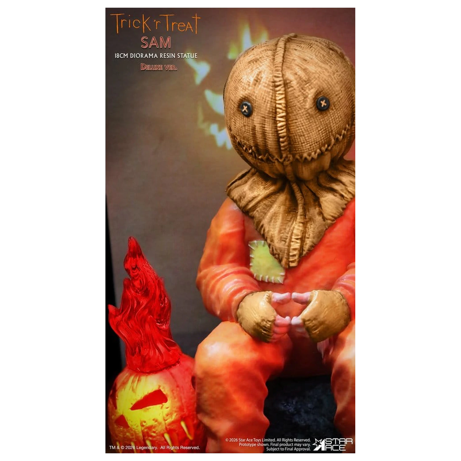 Trick R Treat Diorama kip od smole Sam DX 18 cm fotografija proizvoda