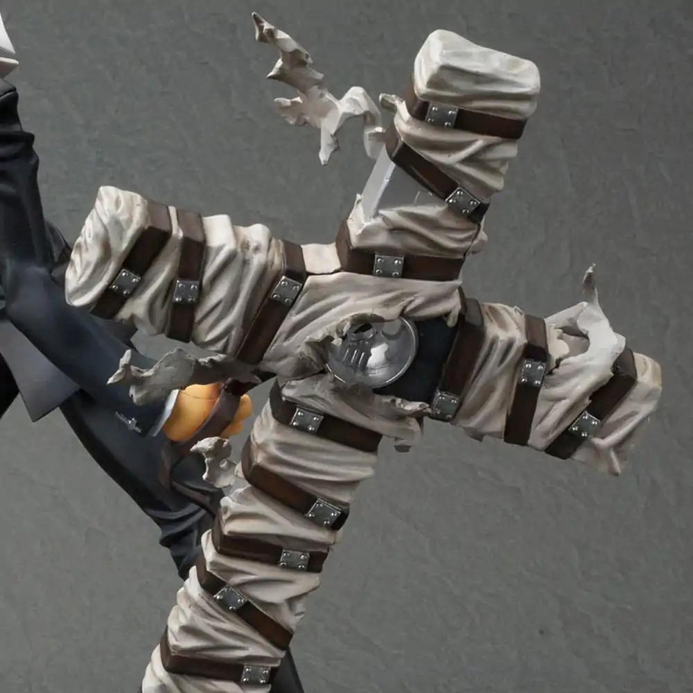 Trigun Badlands Rumble ARTFX J Kip 1/8 Nicholas D. Wolfwood Renewal Package Verzija 20 cm fotografija proizvoda