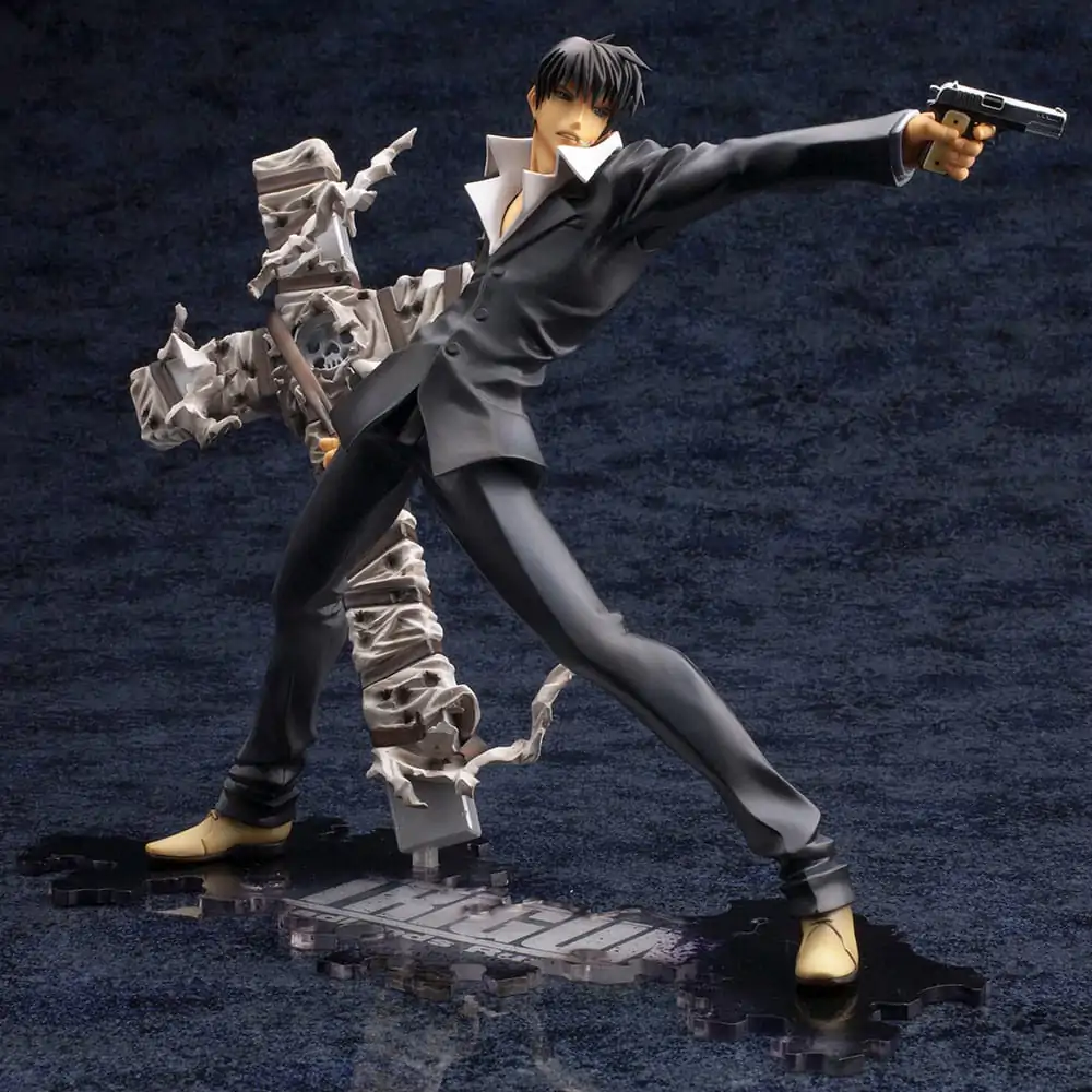 Trigun Badlands Rumble ARTFX J Kip 1/8 Nicholas D. Wolfwood Renewal Package Verzija 20 cm fotografija proizvoda