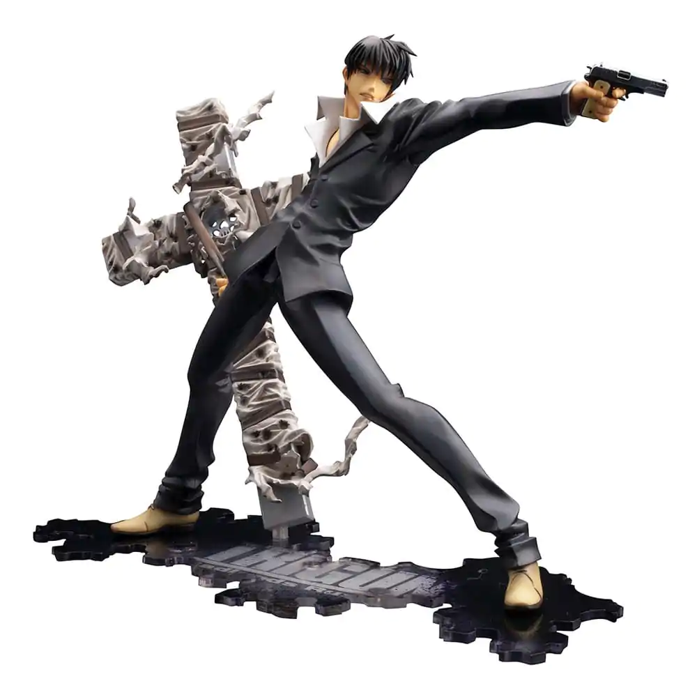 Trigun Badlands Rumble ARTFX J Kip 1/8 Nicholas D. Wolfwood Renewal Package Verzija 20 cm fotografija proizvoda