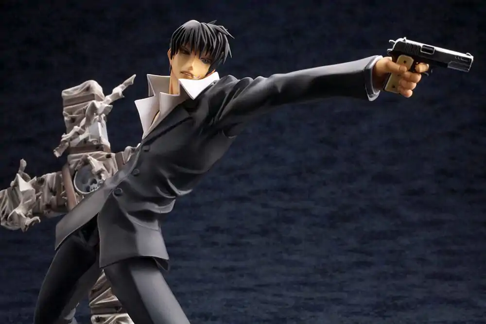 Trigun Badlands Rumble ARTFX J Kip 1/8 Nicholas D. Wolfwood Renewal Package Verzija 20 cm fotografija proizvoda