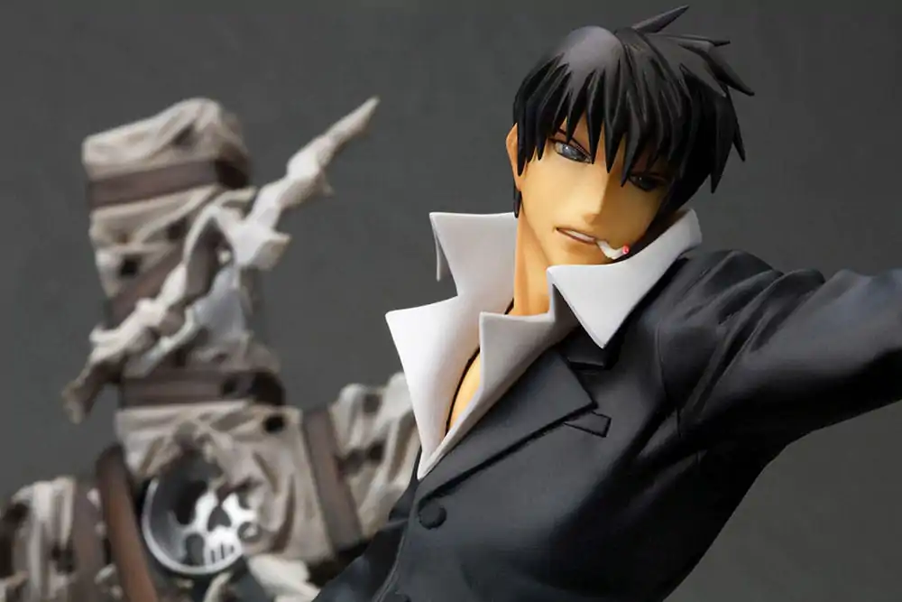 Trigun Badlands Rumble ARTFX J Kip 1/8 Nicholas D. Wolfwood Renewal Package Verzija 20 cm fotografija proizvoda