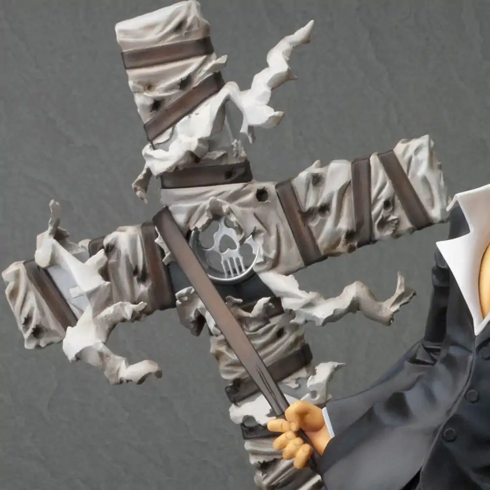 Trigun Badlands Rumble ARTFX J Kip 1/8 Nicholas D. Wolfwood Renewal Package Verzija 20 cm fotografija proizvoda