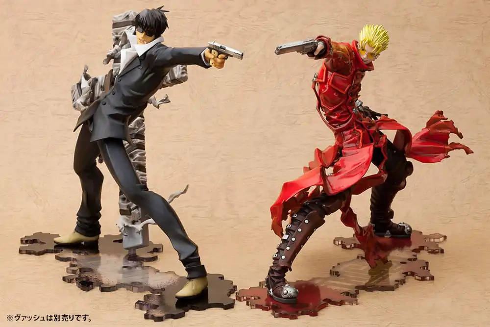 Trigun Badlands Rumble ARTFX J Kip 1/8 Nicholas D. Wolfwood Renewal Package Verzija 20 cm fotografija proizvoda