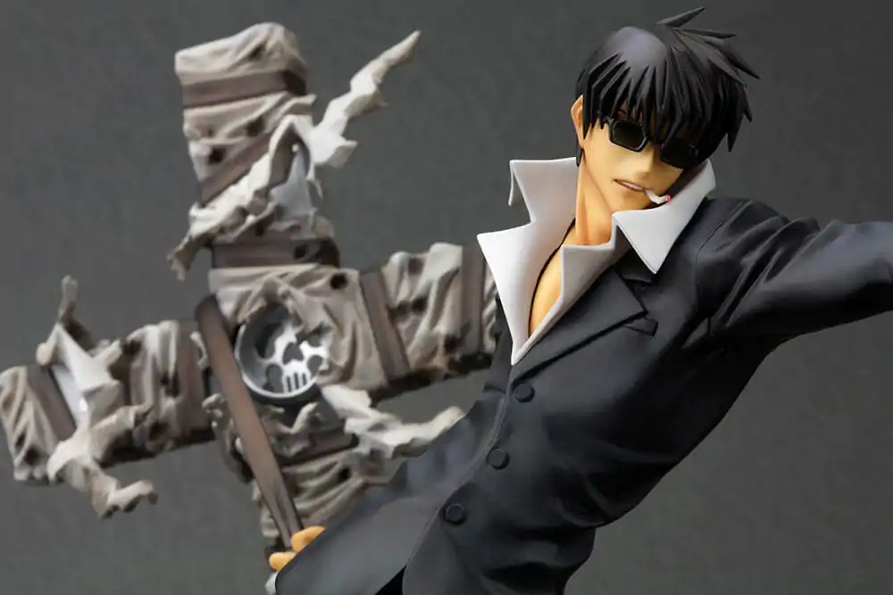 Trigun Badlands Rumble ARTFX J Kip 1/8 Nicholas D. Wolfwood Renewal Package Verzija 20 cm fotografija proizvoda