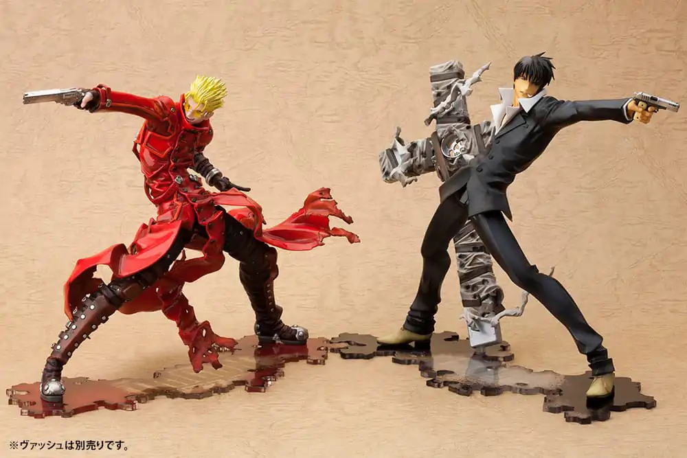 Trigun Badlands Rumble ARTFX J Kip 1/8 Nicholas D. Wolfwood Renewal Package Verzija 20 cm fotografija proizvoda