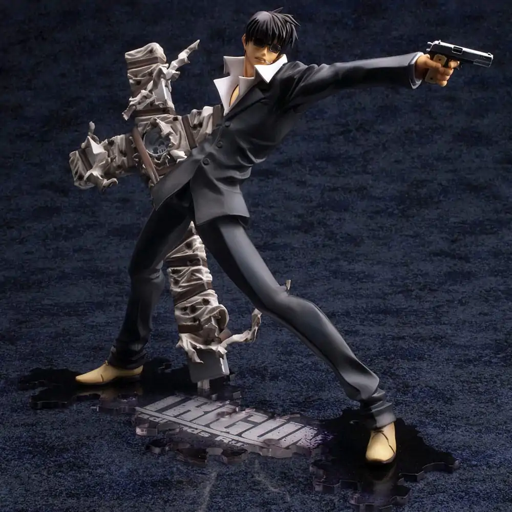 Trigun Badlands Rumble ARTFX J Kip 1/8 Nicholas D. Wolfwood Renewal Package Verzija 20 cm fotografija proizvoda