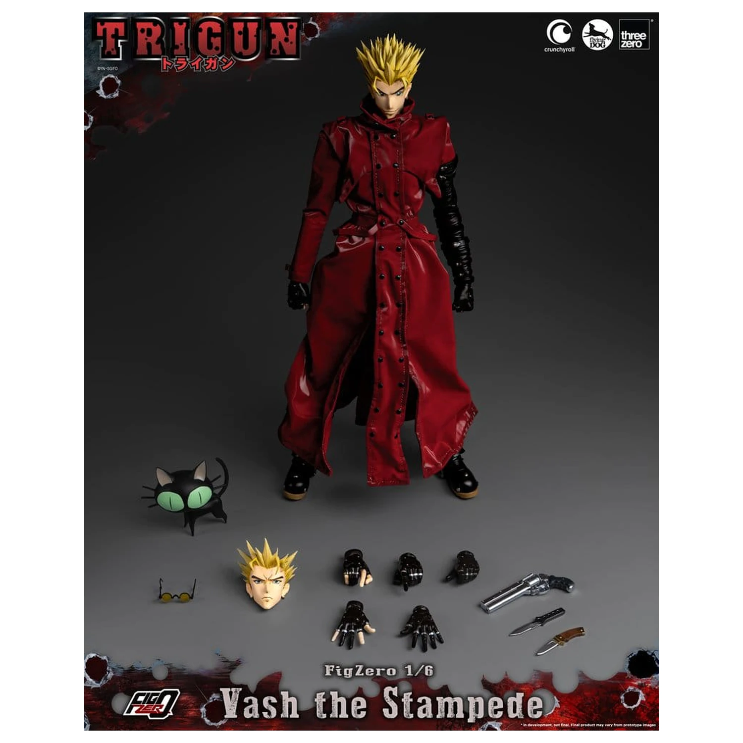 Trigun FigZero Akcijska figura 1/6 Vash the Stampede 31 cm fotografija proizvoda