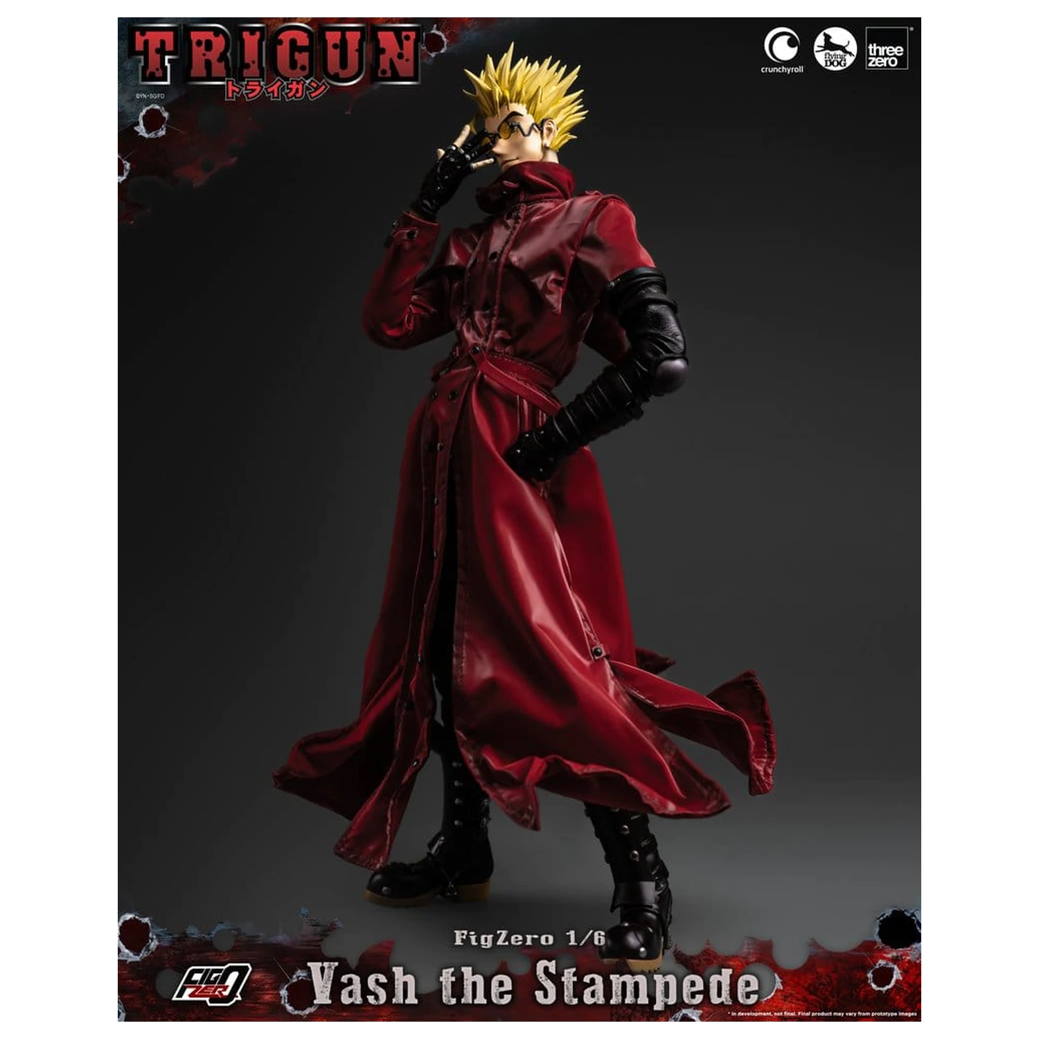 Trigun FigZero Akcijska figura 1/6 Vash the Stampede 31 cm fotografija proizvoda