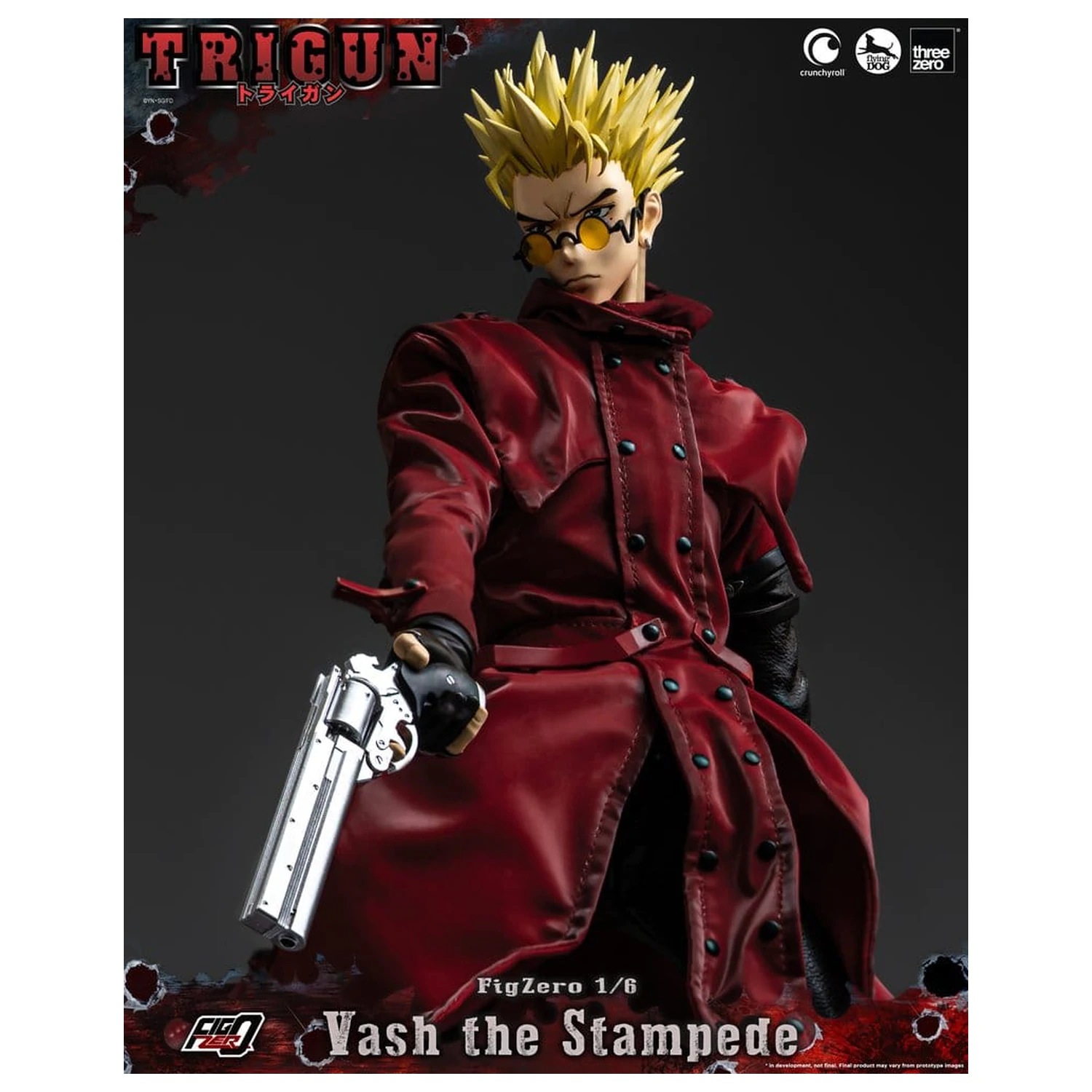 Trigun FigZero Akcijska figura 1/6 Vash the Stampede 31 cm fotografija proizvoda