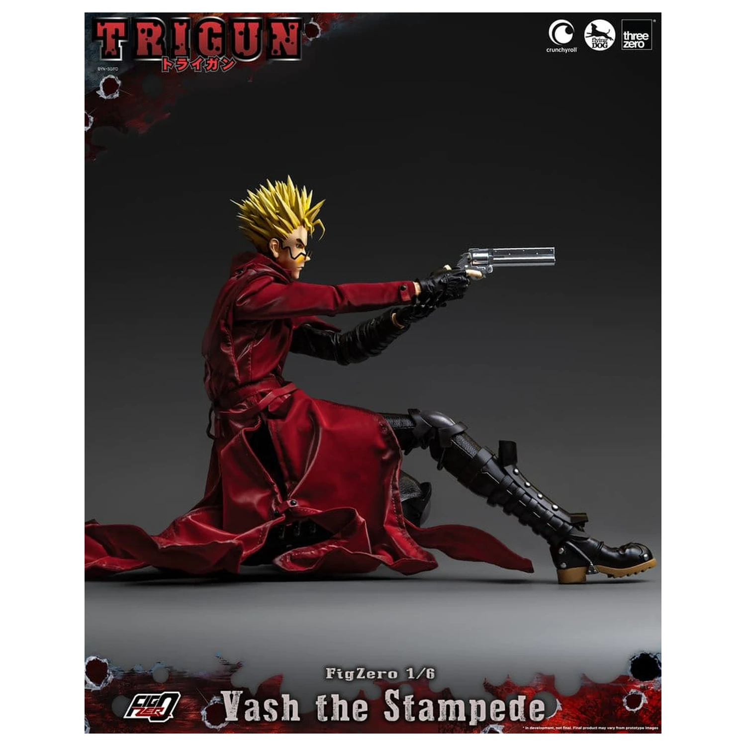 Trigun FigZero Akcijska figura 1/6 Vash the Stampede 31 cm fotografija proizvoda