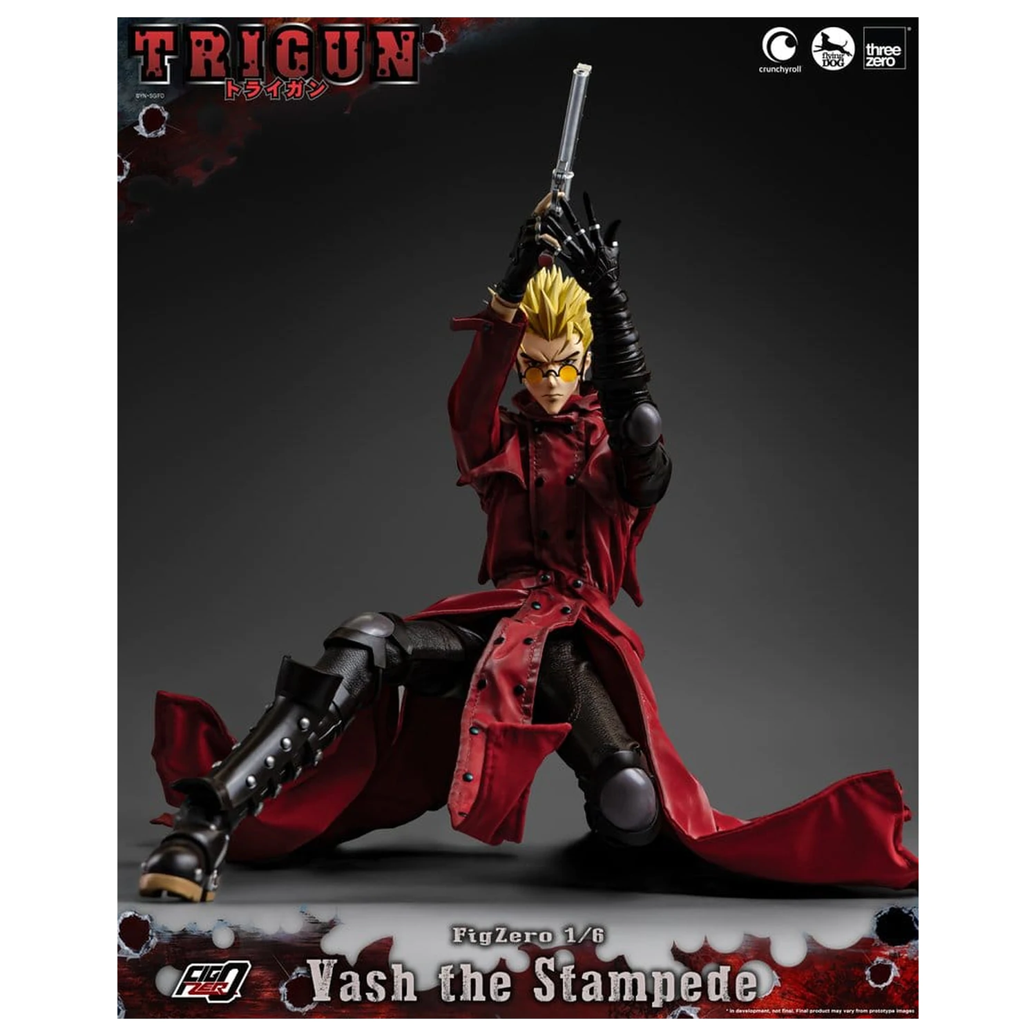 Trigun FigZero Akcijska figura 1/6 Vash the Stampede 31 cm fotografija proizvoda