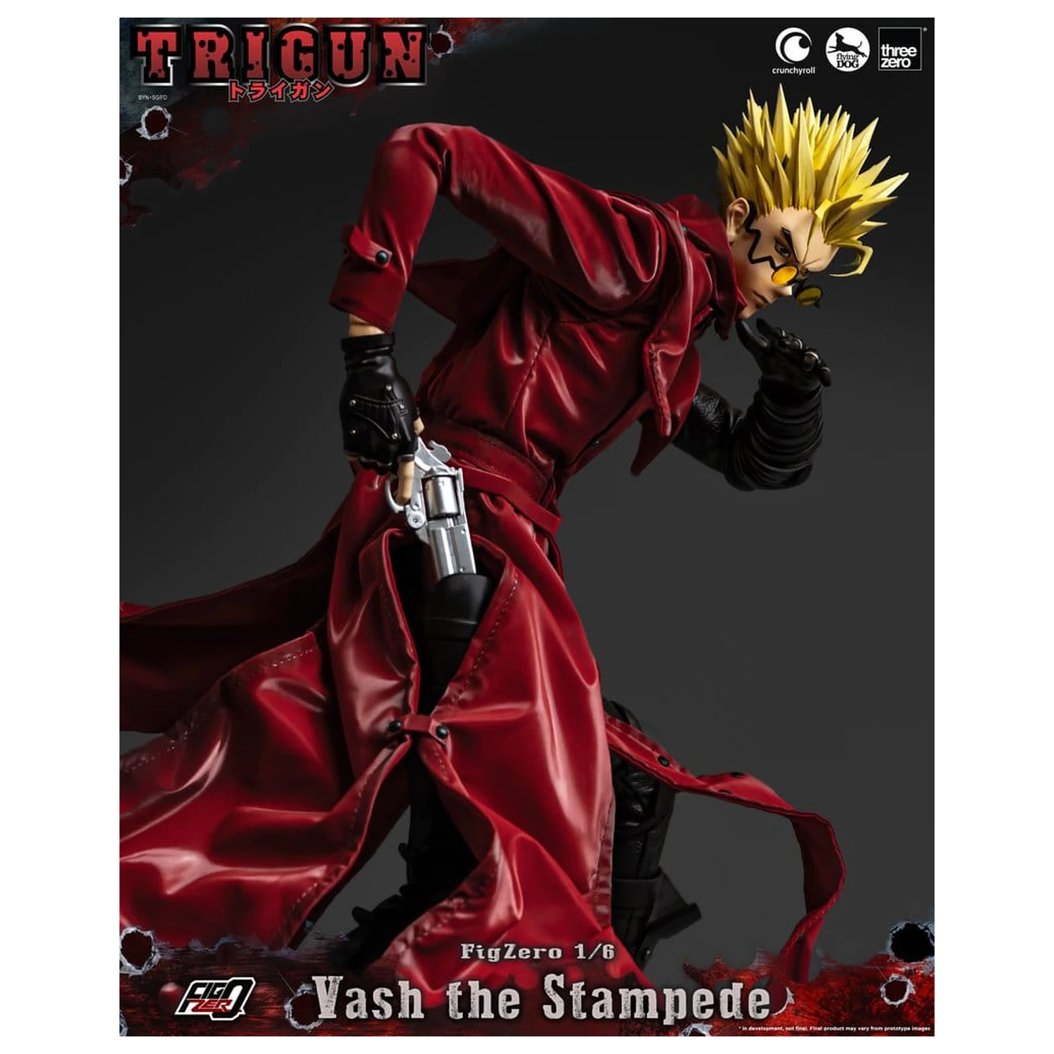 Trigun FigZero Akcijska figura 1/6 Vash the Stampede 31 cm fotografija proizvoda