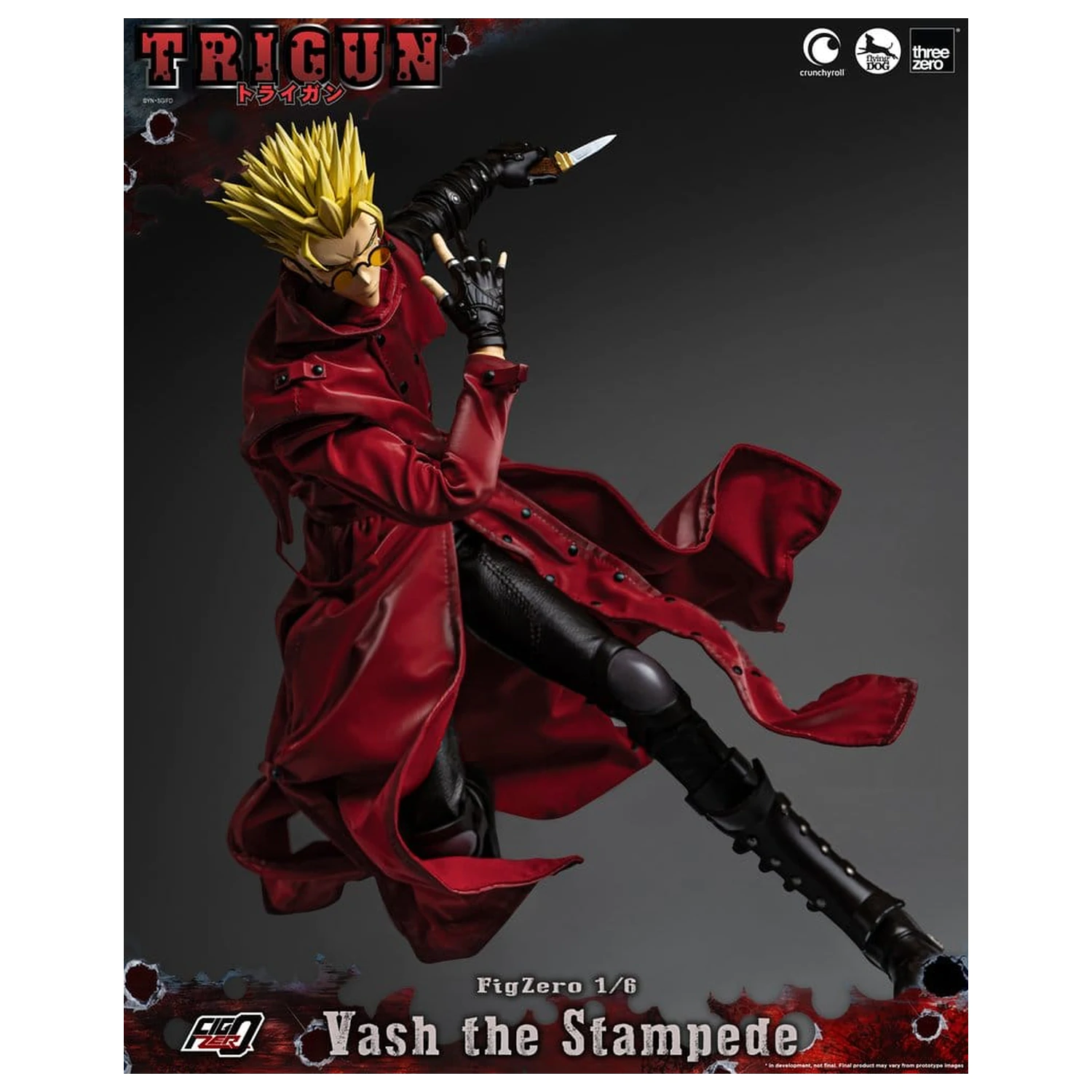 Trigun FigZero Akcijska figura 1/6 Vash the Stampede 31 cm fotografija proizvoda