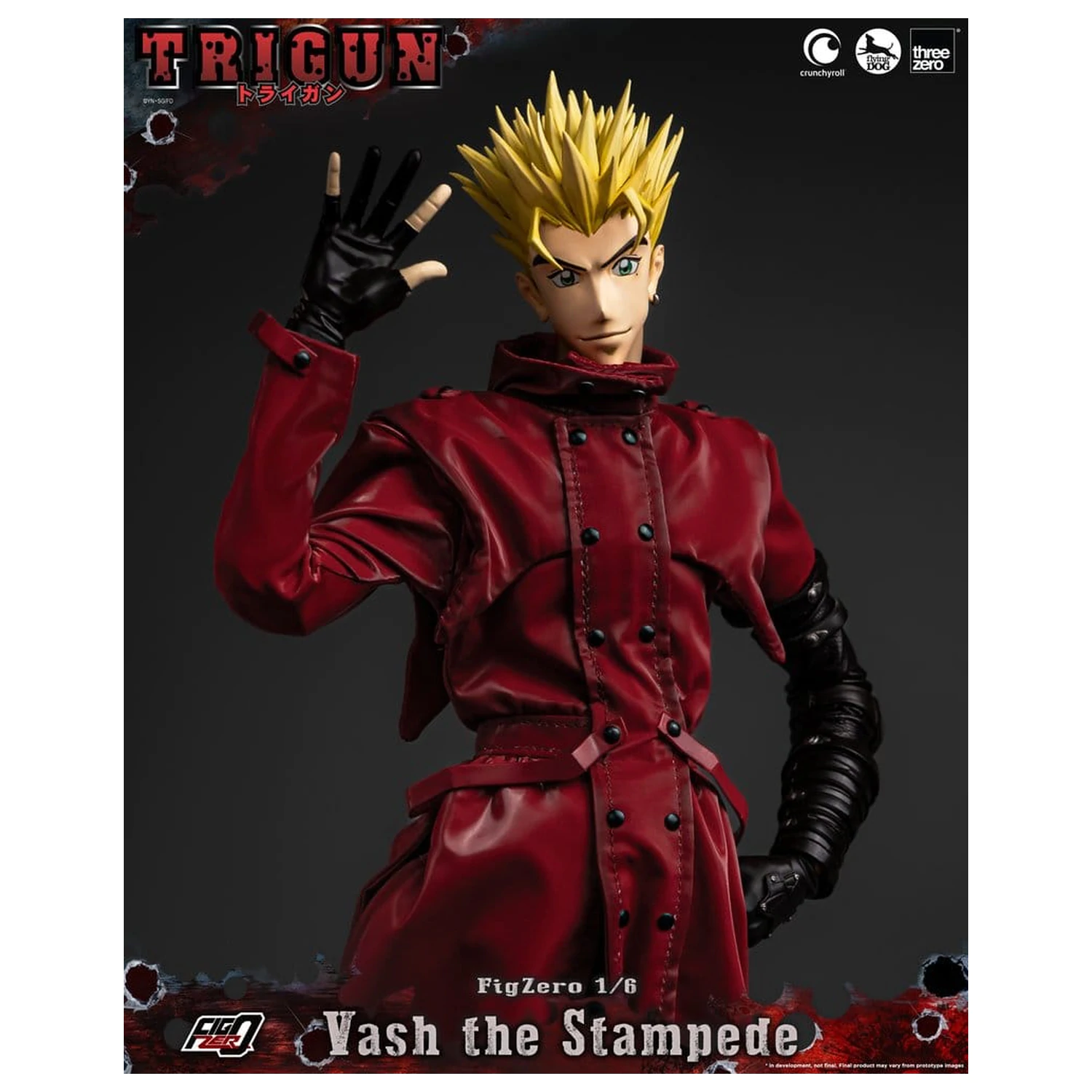 Trigun FigZero Akcijska figura 1/6 Vash the Stampede 31 cm fotografija proizvoda