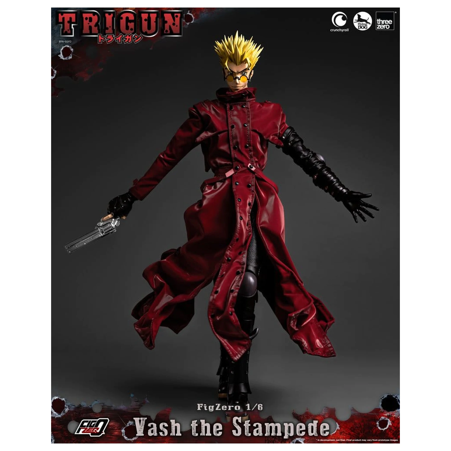 Trigun FigZero Akcijska figura 1/6 Vash the Stampede 31 cm fotografija proizvoda