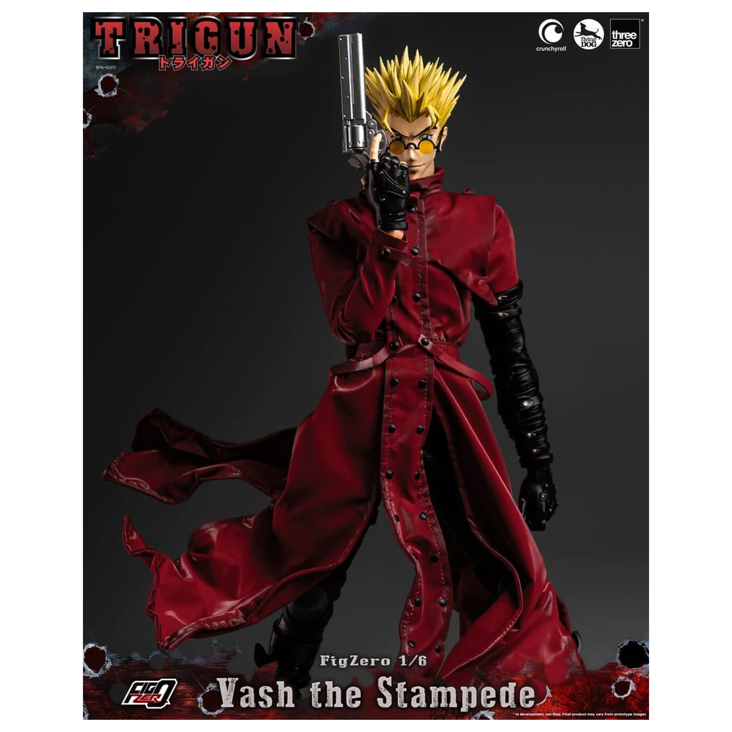 Trigun FigZero Akcijska figura 1/6 Vash the Stampede 31 cm fotografija proizvoda