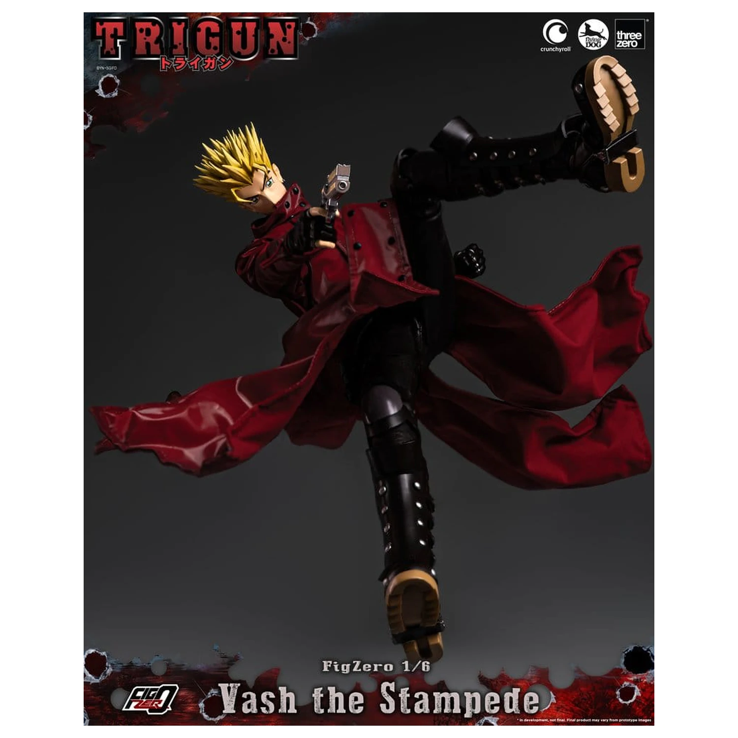 Trigun FigZero Akcijska figura 1/6 Vash the Stampede 31 cm fotografija proizvoda