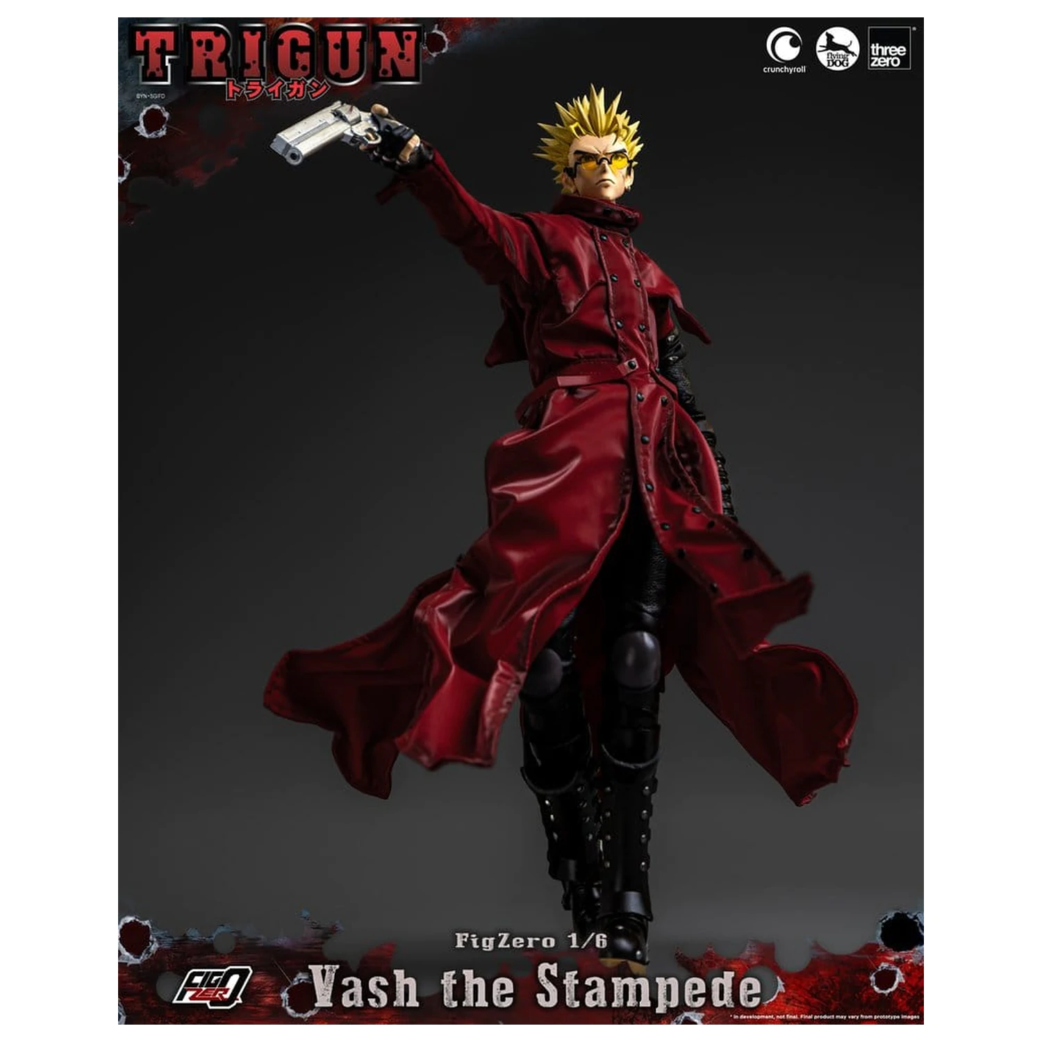 Trigun FigZero Akcijska figura 1/6 Vash the Stampede 31 cm fotografija proizvoda